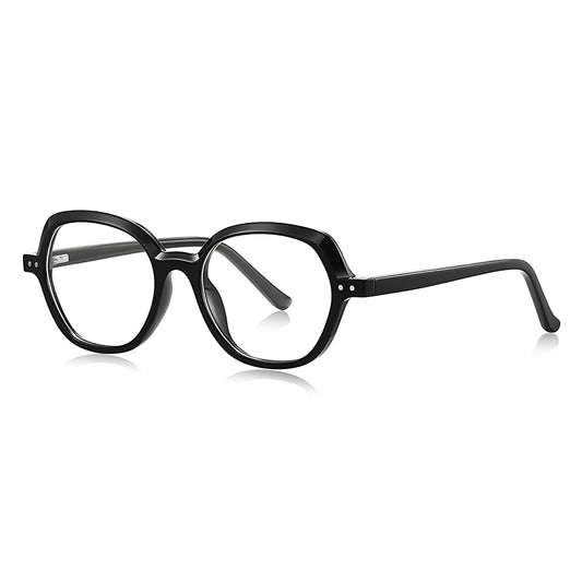 Okulary komputerowe damskie Techsuit LS051, antyniebieskie, czarne
