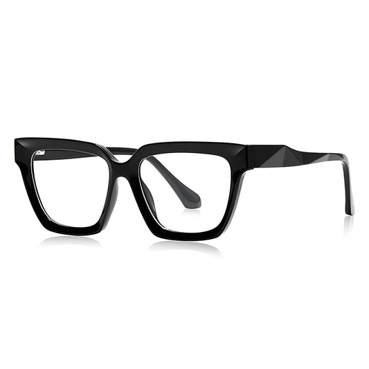 Okulary komputerowe damskie Techsuit LS083, antyniebieskie, czarne