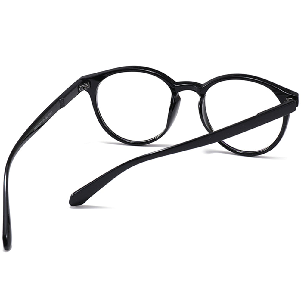 Okulary komputerowe damskie Techsuit PC28003-C1, antyniebieskie, czarne