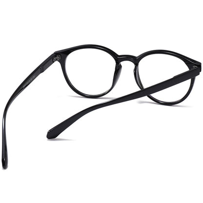 Okulary komputerowe damskie Techsuit PC28003-C1, antyniebieskie, czarne