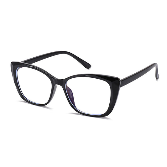 Okulary komputerowe damskie Techsuit PC28016-C1, antyniebieskie, czarne