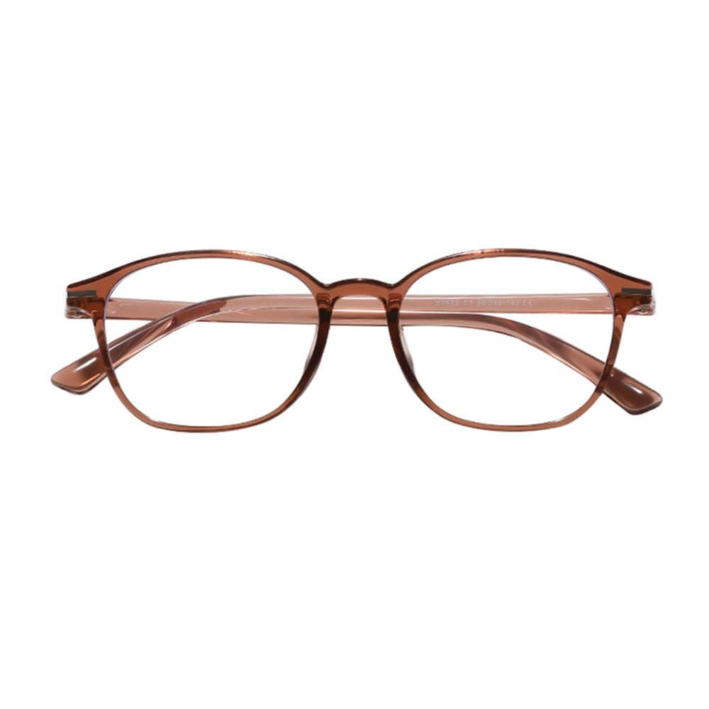 Okulary Komputerowe Unisex Techsuit 6635, Anti-Blue Light, Brązowo-Fioletowe