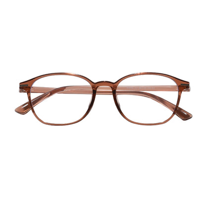 Okulary Komputerowe Unisex Techsuit 6635, Anti-Blue Light, Brązowo-Fioletowe