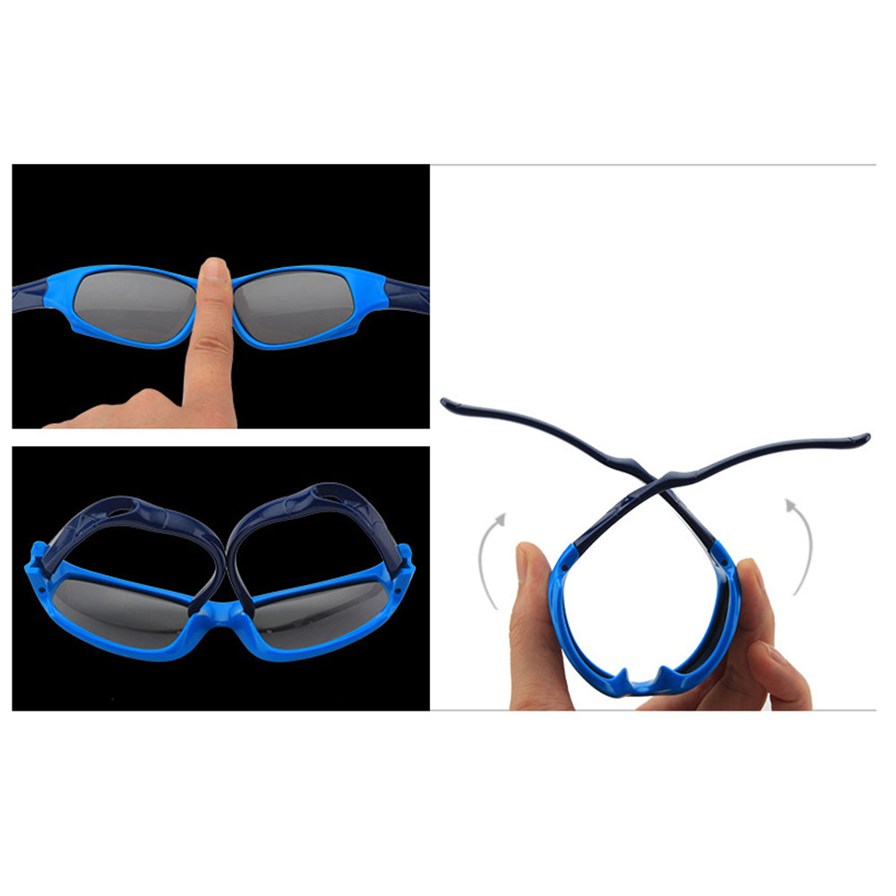 Okulary Przeciwsłoneczne Sportowe dla Dzieci Techsuit 800-C30, Polaryzacyjne, Czerwono-Różowe
