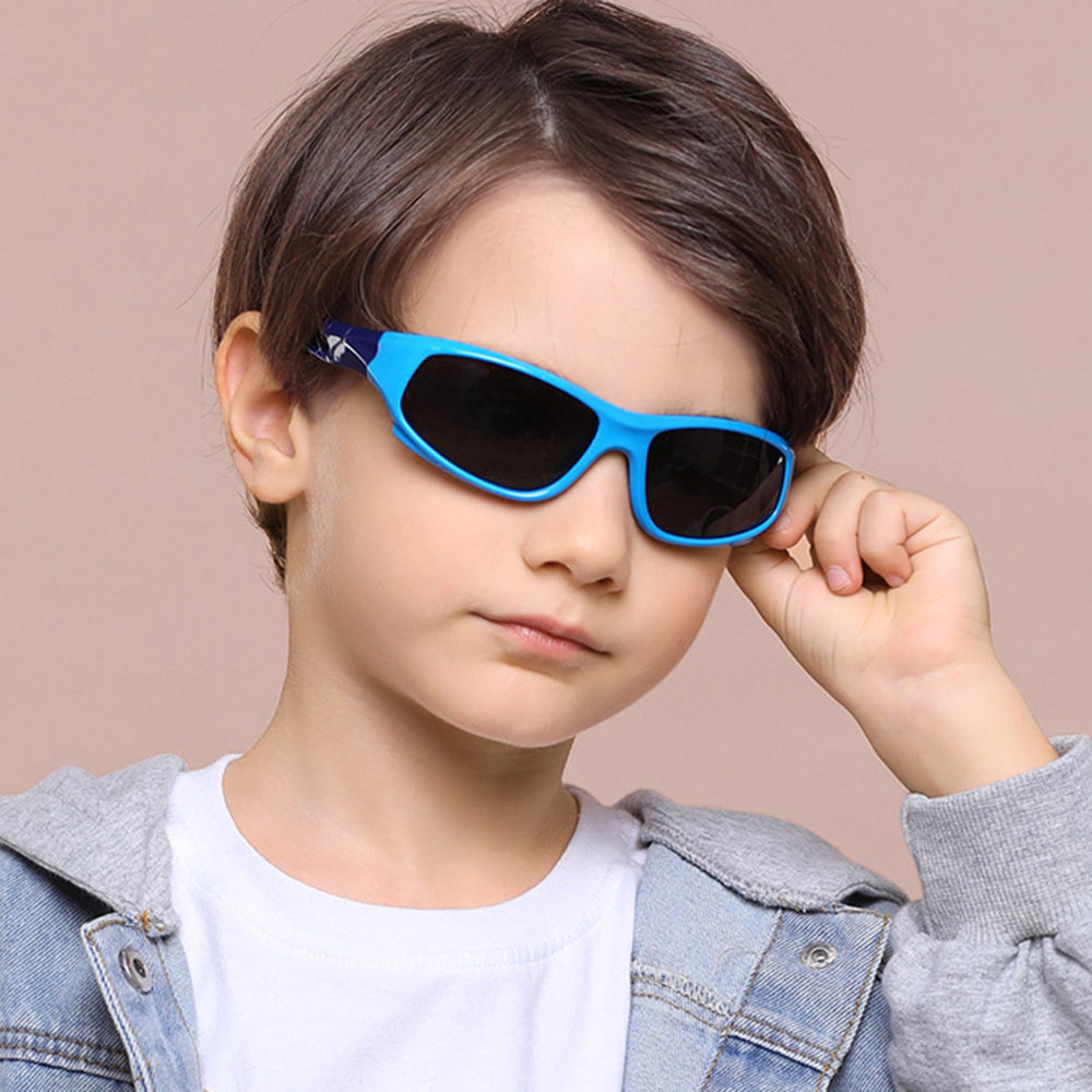 Okulary Przeciwsłoneczne Sportowe dla Dzieci Techsuit 816-C3, Polaryzacyjne, Różowo-Zielone