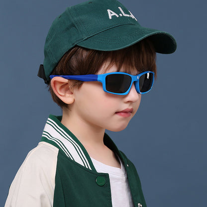 Techsuit 8202-C29 Kids' Sports Sunglasses, Polarized, Blue