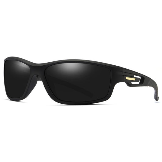 Unisex Cycling Glasses Techsuit 201910, Polarized, Black