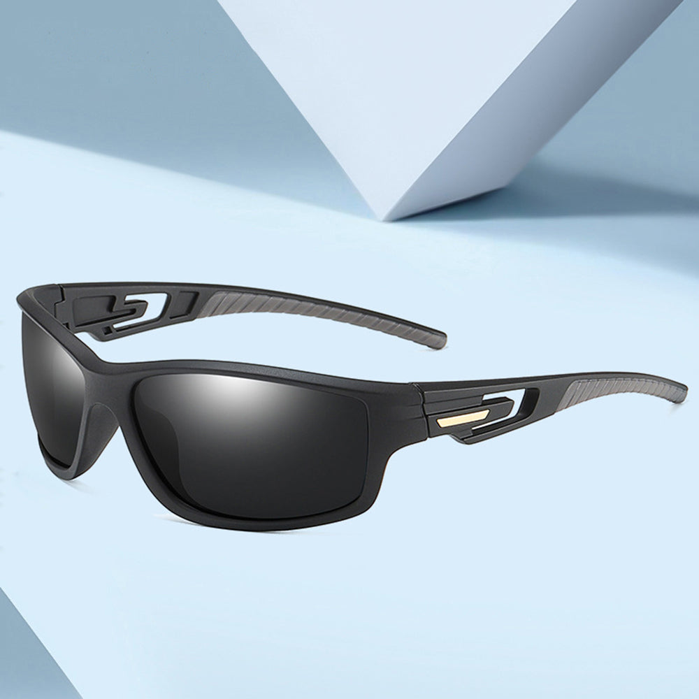 Unisex Cycling Glasses Techsuit 201910, Polarized, Black