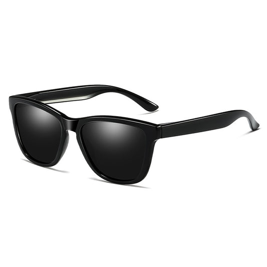 Okulary Przeciwsłoneczne Męskie Techsuit 0717, Polaryzacyjne, Ochrona UV, Czarne