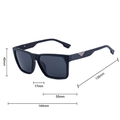 Okulary Przeciwsłoneczne Męskie Techsuit 8500, Polaryzacyjne, Ochrona UV, Brązowe