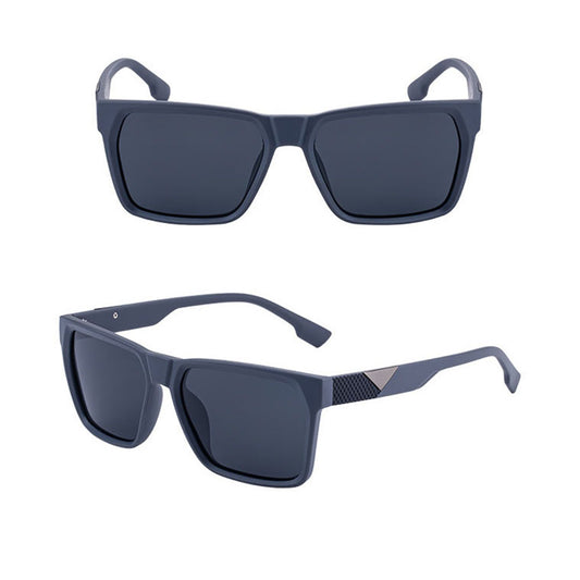 Okulary Przeciwsłoneczne Męskie Techsuit 8500, Polaryzacyjne, Ochrona UV, Czarny Szary