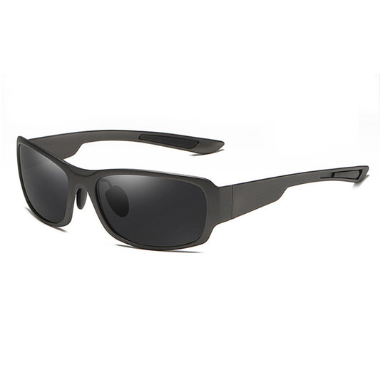 Okulary Przeciwsłoneczne Męskie Techsuit MM108, Polaryzacyjne, Ochrona UV, Szare