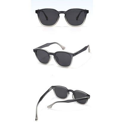 Okulary Przeciwsłoneczne Dziecięce Techsuit 691, Polaryzacyjne, Ochrona UV, Czarny Niebieski Zielony Gradient
