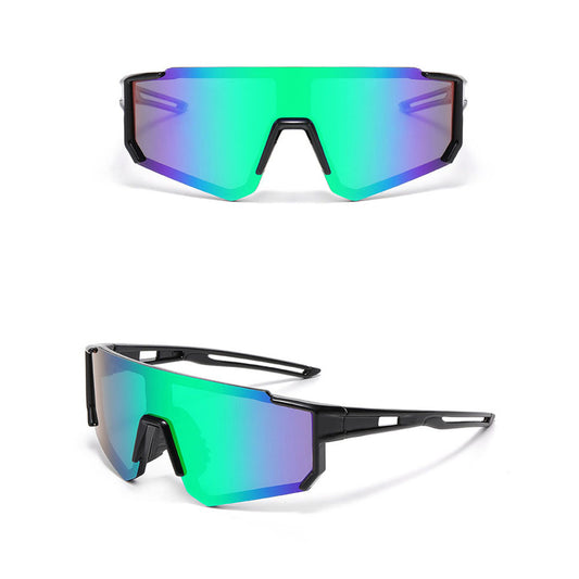 Okulary Przeciwsłoneczne Dla Dzieci Techsuit R601, Polaryzacyjne, Ochrona UV, Czarno-Zielone