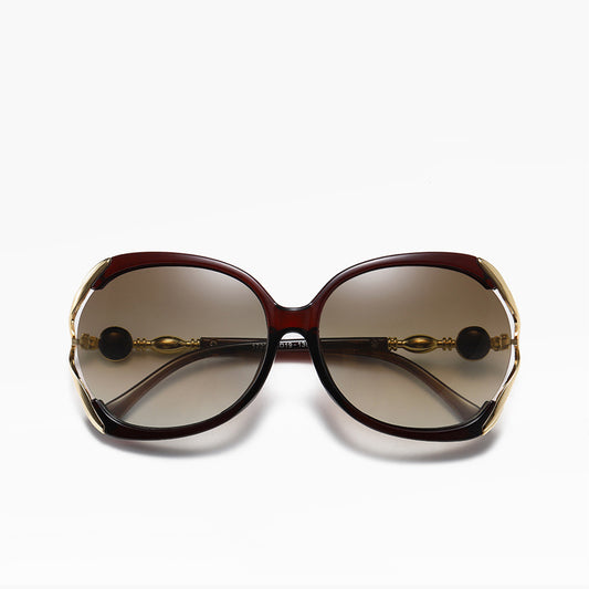 Damskie okulary przeciwsłoneczne Techsuit 1722, polaryzacyjne, ochrona UV, brązowe
