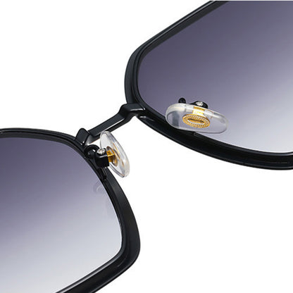 Damskie okulary przeciwsłoneczne Techsuit 191, polaryzacyjne, ochrona UV, czerwone