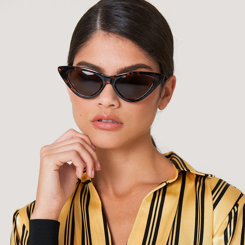 Damskie okulary przeciwsłoneczne Techsuit 5040, czarne