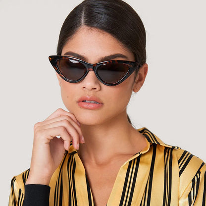 Damskie okulary przeciwsłoneczne Techsuit 5040, czarne