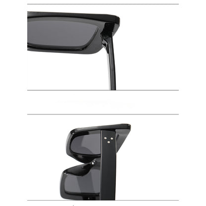 Damskie okulary przeciwsłoneczne Techsuit 5277, brązowe