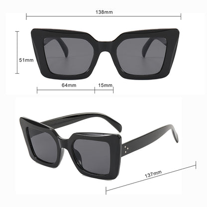 Damskie okulary przeciwsłoneczne Techsuit 5277, brązowe