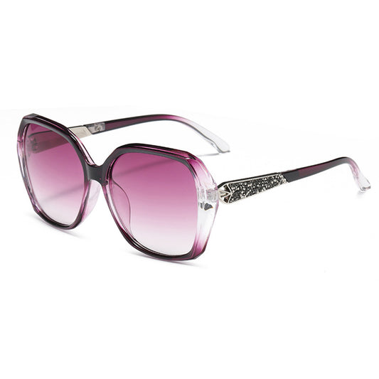 Damskie okulary przeciwsłoneczne Techsuit 5599, polaryzacyjne, ochrona UV, fioletowe