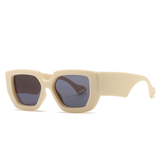 Damskie okulary przeciwsłoneczne Techsuit 86321, beżowe