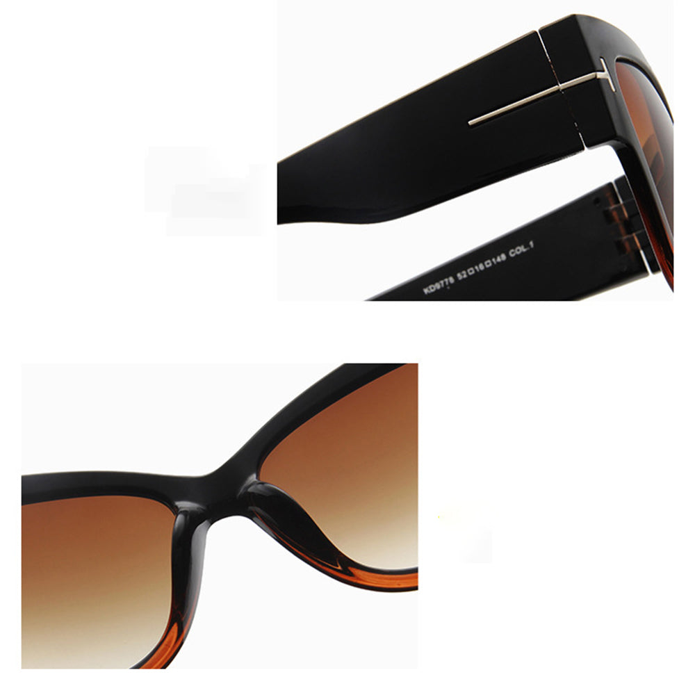 Techsuit 9778 Women's Sunglasses, Black Gray