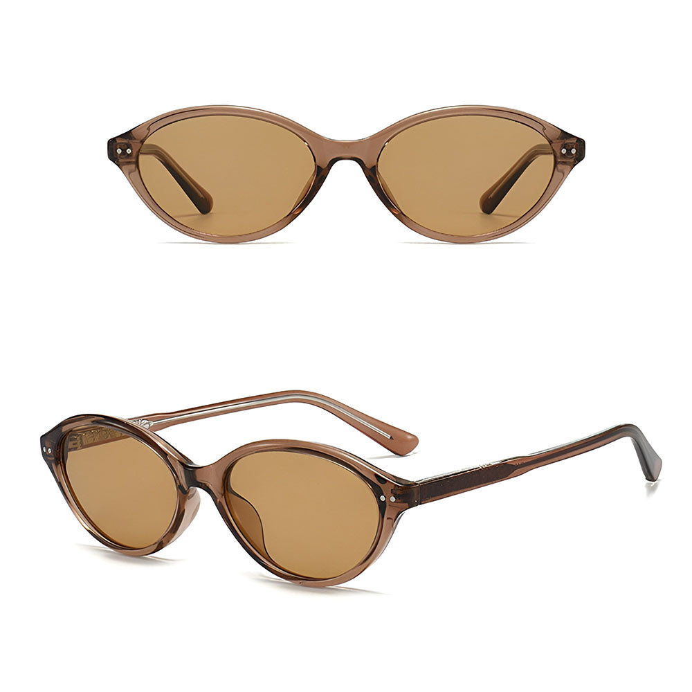 Damskie okulary przeciwsłoneczne Techsuit 99034, brązowe