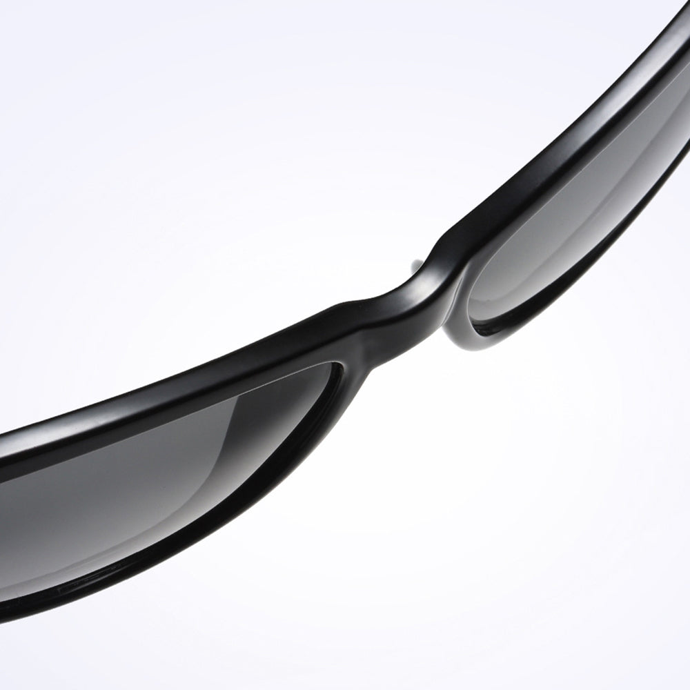 Techsuit A572 Women's Sunglasses, Polarized, UV Protection, Black Gray