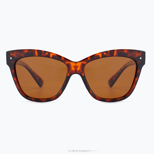 Damskie okulary przeciwsłoneczne Techsuit OD8155-C3, polaryzacyjne, ochrona UV, czarno-brązowe