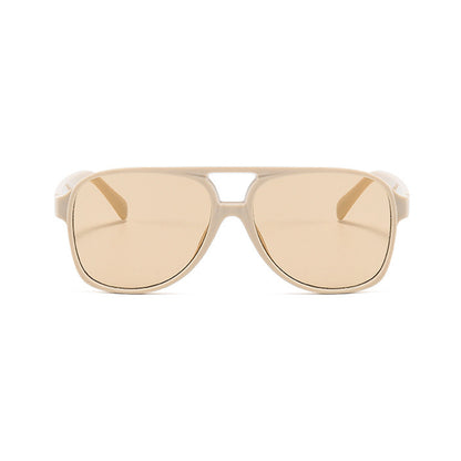 Okulary Przeciwsłoneczne Unisex Techsuit 98061, Ochrona UV, Beżowo-Brązowe