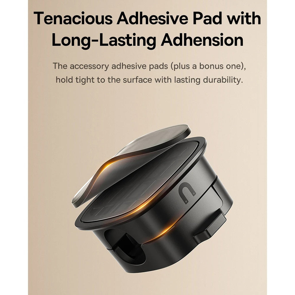 Organizator Kabli Baseus Lite Magnetic, Zestaw 3 Sztuki, Czarny B01331106111-00