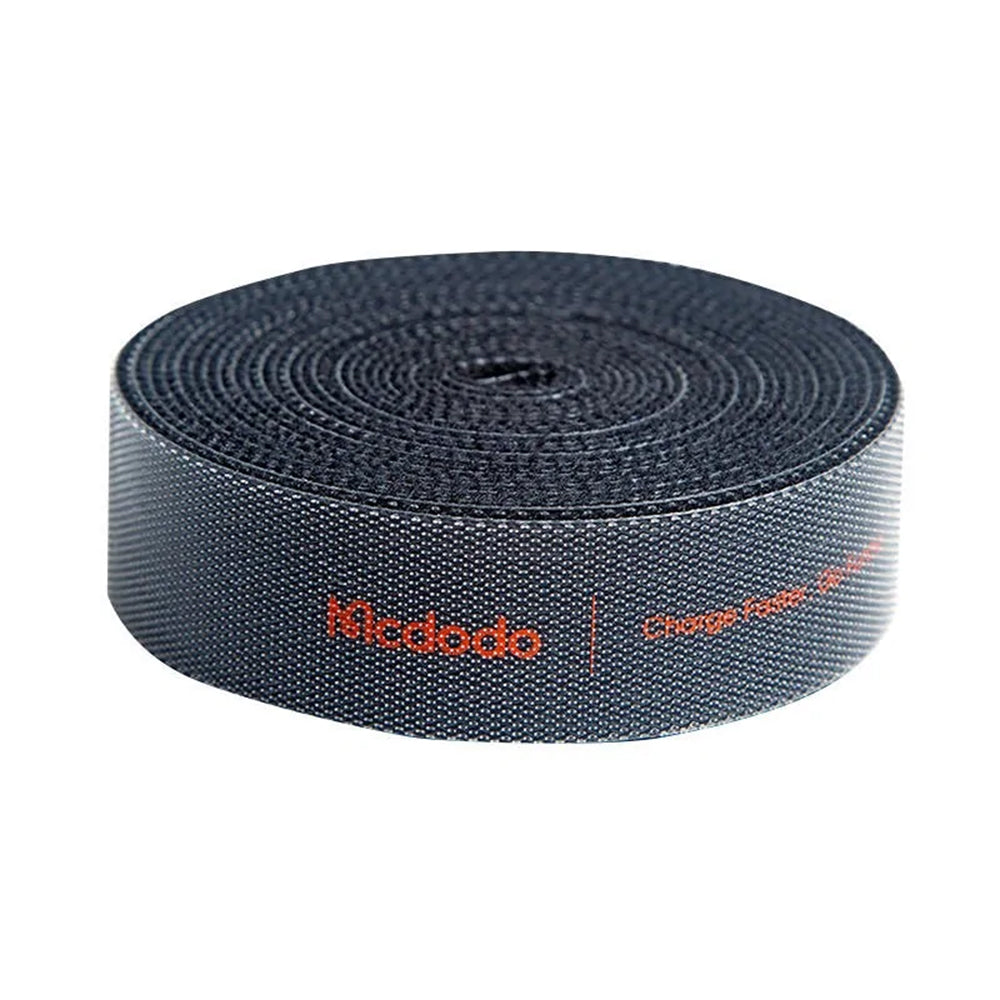 Organizator Kabli McDodo VS-0960 Belt, Velcro, 1m, Czarny