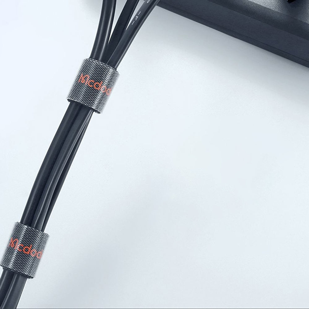 Organizator Kabli McDodo VS-0961 Belt, Velcro, 3m, Czarny