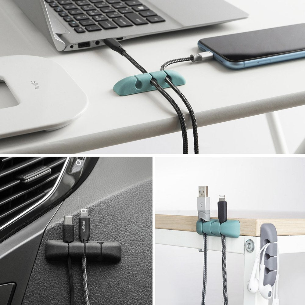 Organizator Kabli Ringke, Zestaw 4 sztuki, Czarny