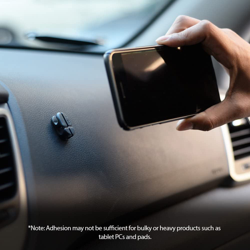 Organizator kabli Ringke, zestaw 6 sztuk, czarny