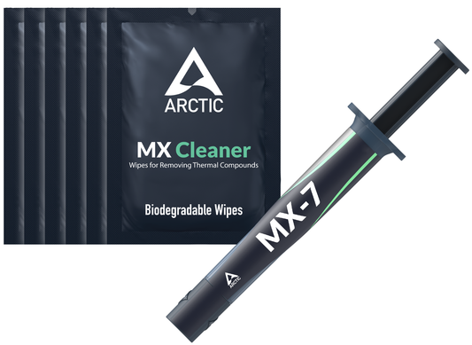 Pasta termoprzewodząca ARCTIC MX-7 + chusteczki MX Cleaner, typ strzykawka, 4g ACTCP00092A