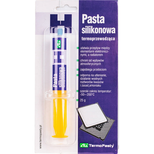 Pasta Termoprzewodząca AG Termopasty, Typ Strzykawka, 25g ART.AGT-056