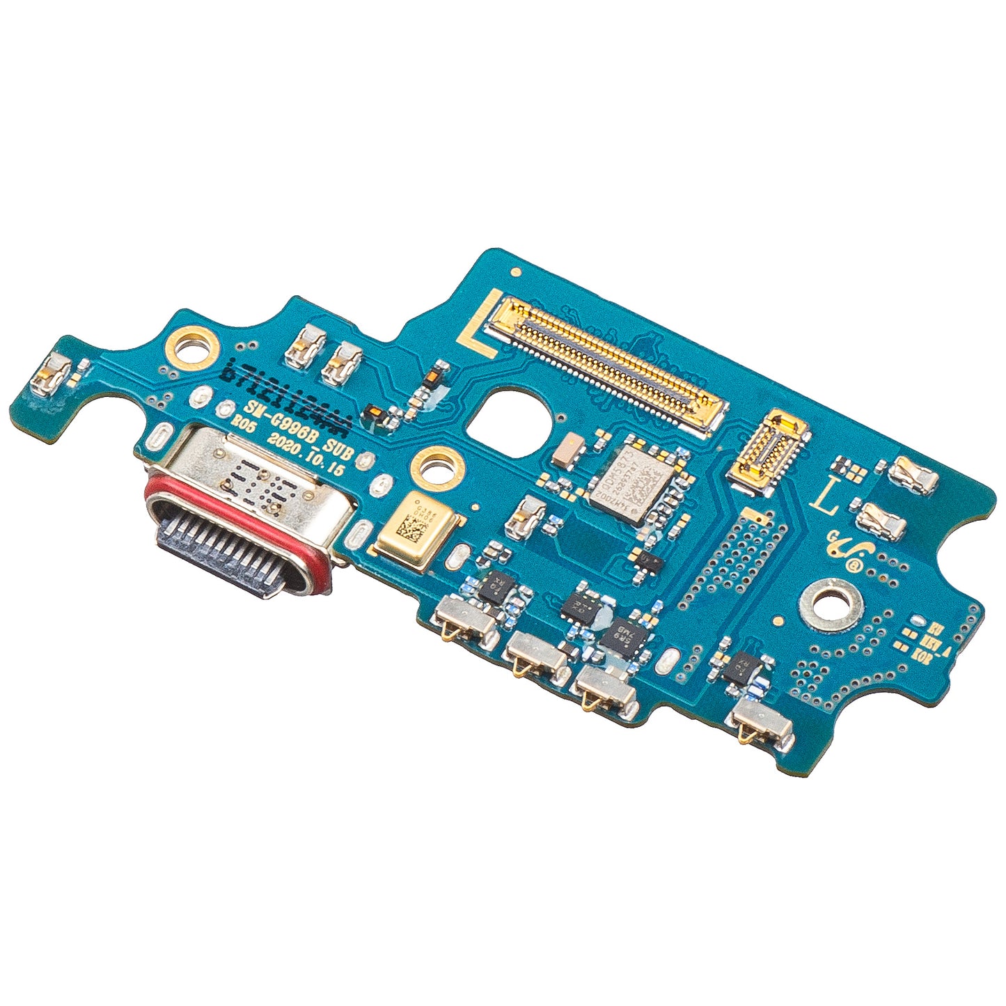 Płytka ze złączem ładowania - Mikrofon - Moduł czytnika kart SIM Samsung Galaxy S21+ 5G G996, Service Pack GH96-1399993A