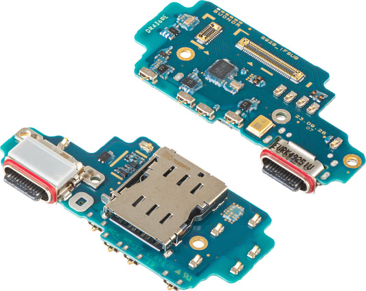 Płyta z Złączem Ładowania - Mikrofon - Moduł Czytnika SIM Samsung Galaxy S24 Ultra S928, Service Pack GH96-16497A