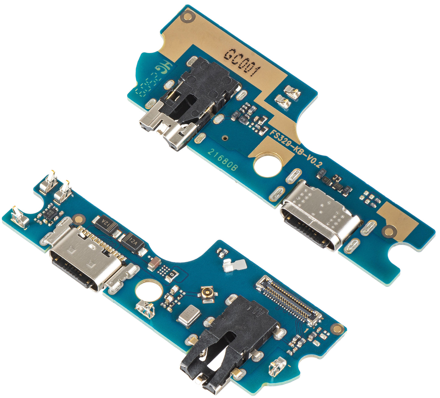 HMD Key Charging Connector - Audio - Microphone Board, Service Pack PFS329K02001G