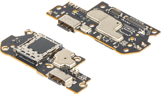 Płyta z Złączem Ładowania - Mikrofon - Moduł Czytnika SIM Xiaomi Redmi Note 12 Pro+, Service Pack 560002M16U00