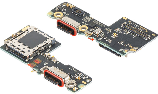 Płyta z Złączem Ładowania - Mikrofon - Moduł Czytnika SIM Xiaomi Redmi Note 14 Pro 5G, Service Pack 56002600O1600