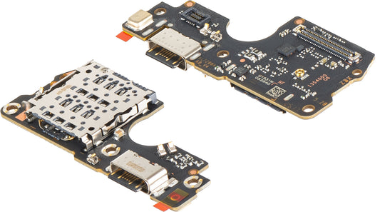 Płyta z Złączem Ładowania - Mikrofon - Moduł Czytnika SIM Xiaomi Redmi Note 14 Pro 4G, Service Pack 560004000O600