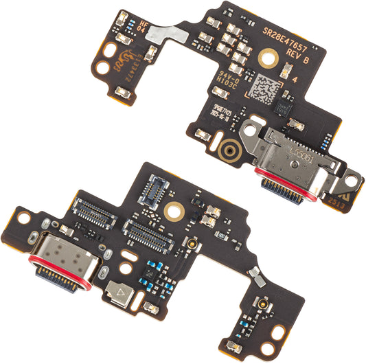 Płyta z Złączem Ładowania - Mikrofon Motorola Moto G Stylus 5G (2025), Pakiet Serwisowy 5B28C30425