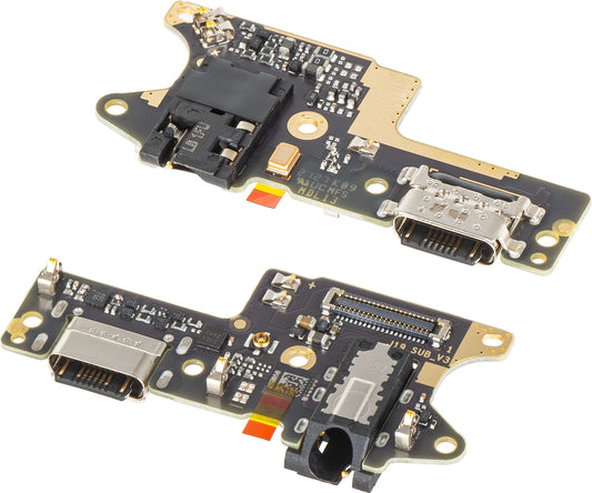 Płyta z Złączem Ładowania - Audio - Mikrofon Xiaomi Redmi 9, Service Pack 5600010J1900