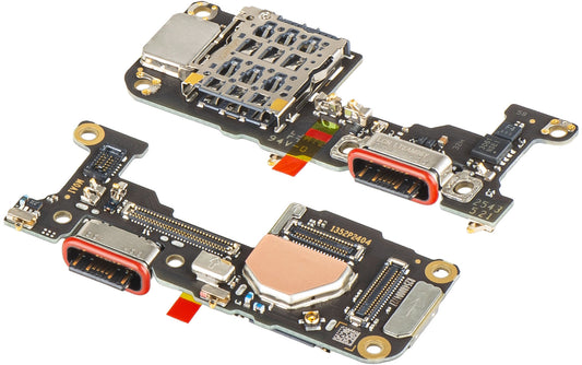 Płyta z Złączem Ładowania - Mikrofon - Moduł Czytnika SIM Xiaomi 15T Pro, Service Pack 5600010O12U00