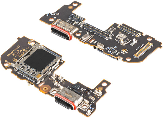 Płyta z Złączem Ładowania - Mikrofon - Moduł Czytnika SIM Motorola Edge 70 Pro, Service Pack 5B28C32413