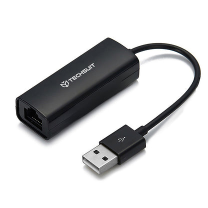 Karta Sieciowa Techsuit AC19, RJ45, USB, Czarna