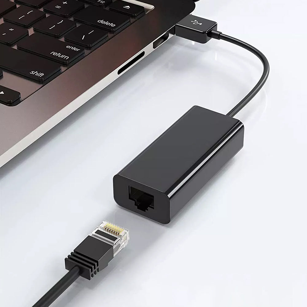 Karta Sieciowa Techsuit AC19, RJ45, USB, Czarna